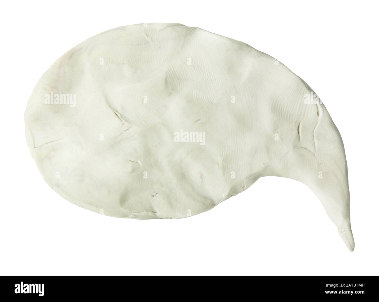 pasticine talking bubble Stock Photo