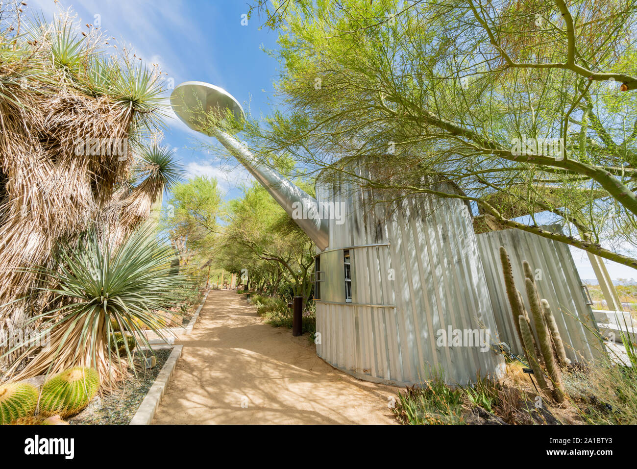 Botanical Garden of Springs Preserve at Las Vegas, Nevada Stock Photo