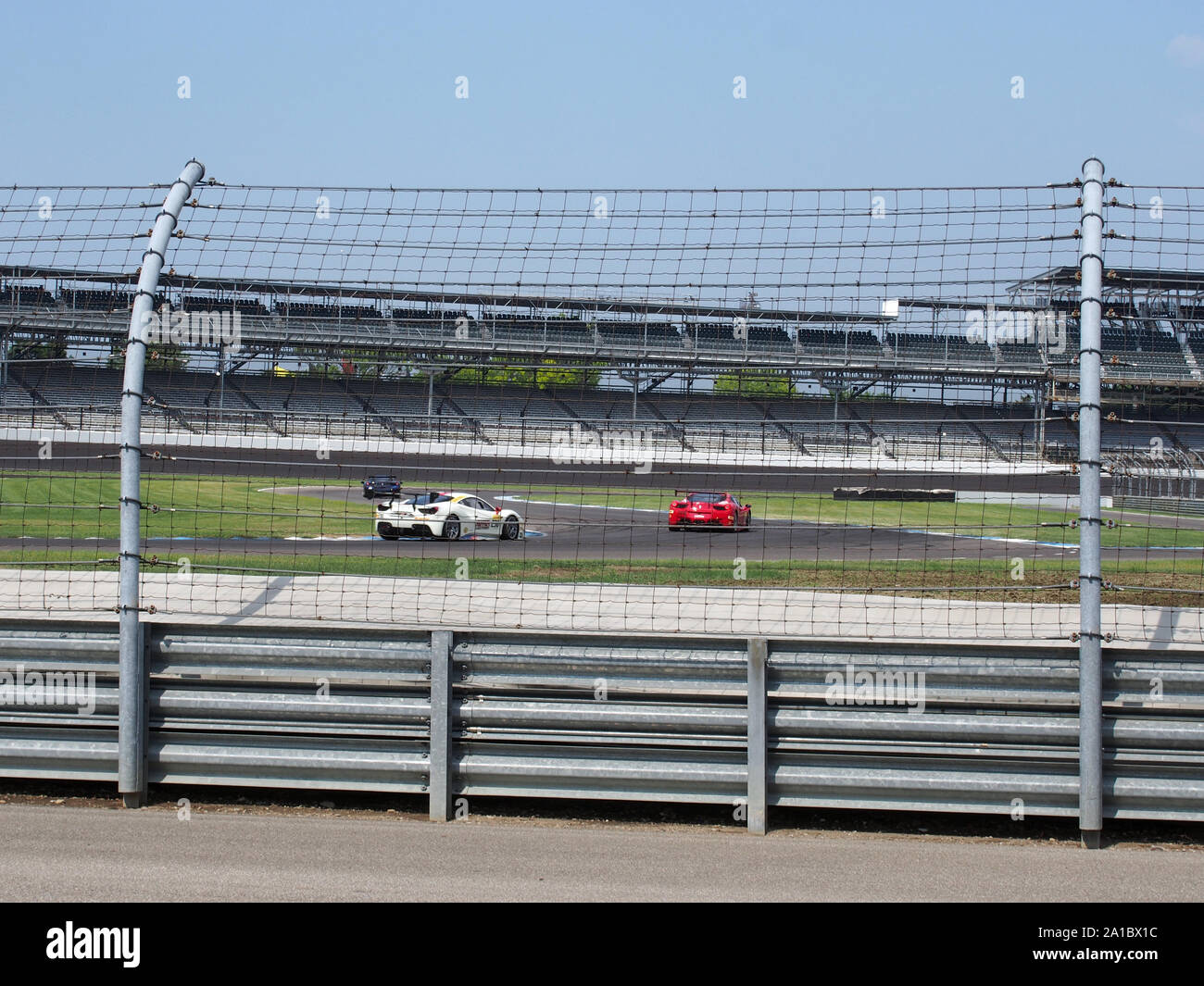 Ferraris racing in the North America Ferrari Challenge at the ...
