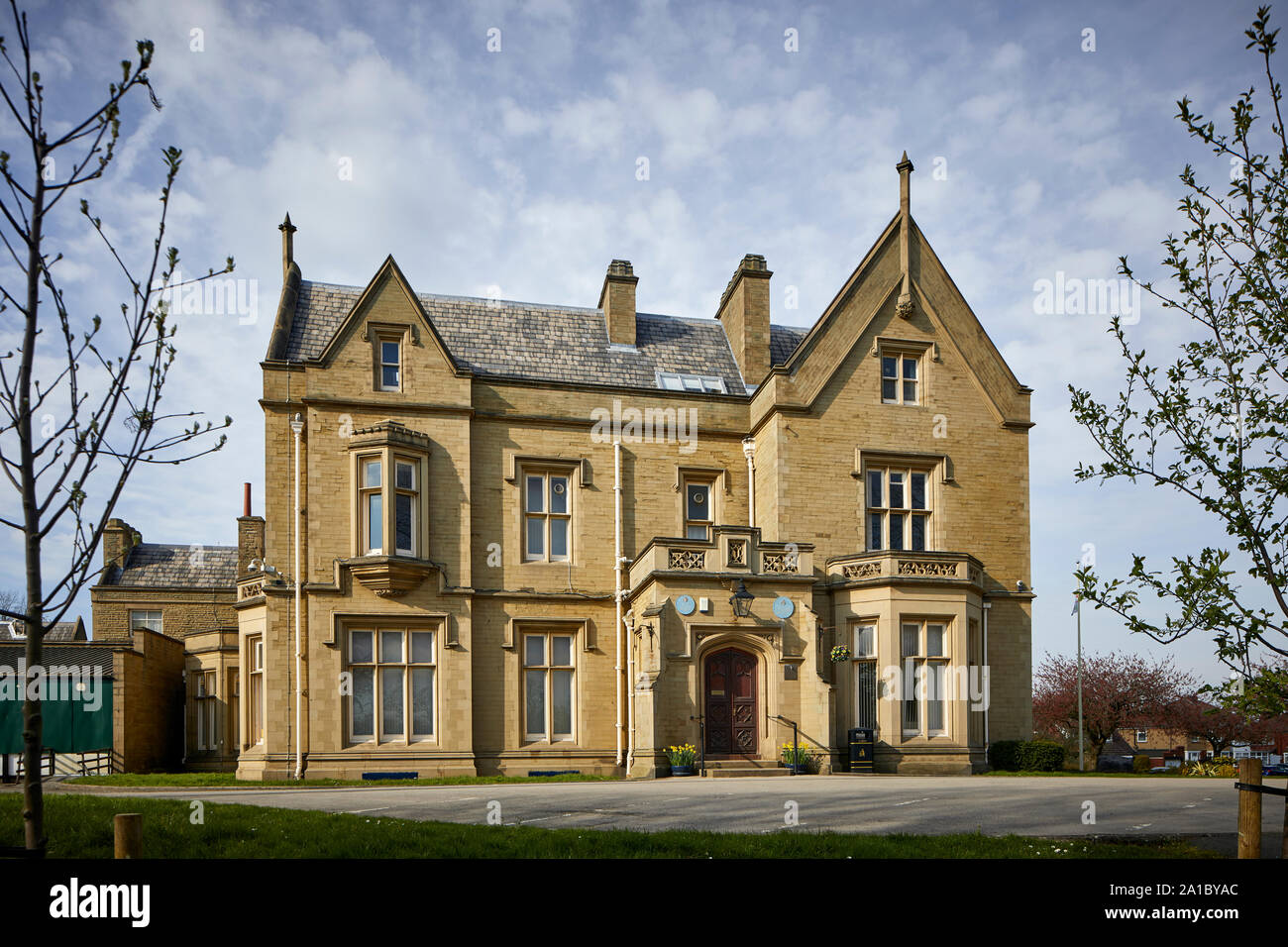 Tameside Ryecroft Hall Manchester Rd, Audenshaw, beautiful Grade II listed civic building donated to the people of Audenshaw by Austin Hopkinson in 19 Stock Photo