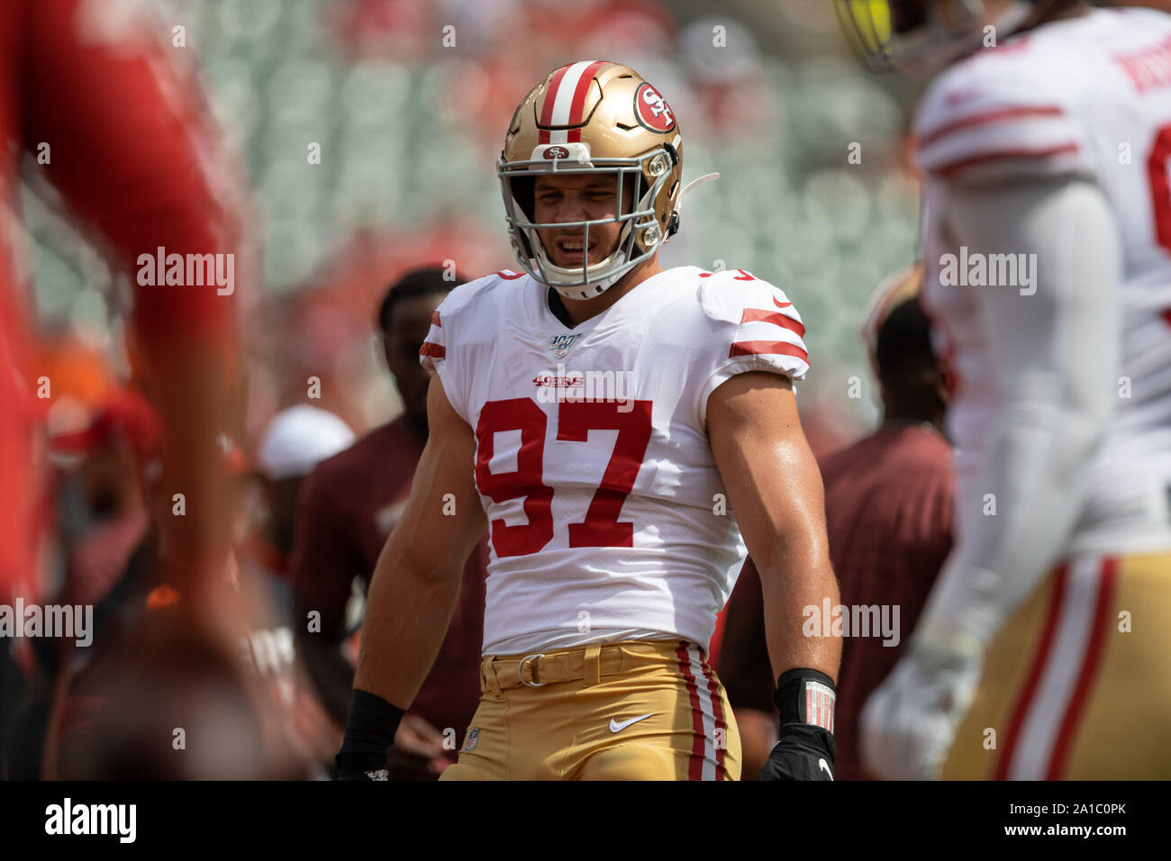 September 15, 2019: San Francisco 49ers defensive end Nick Bosa