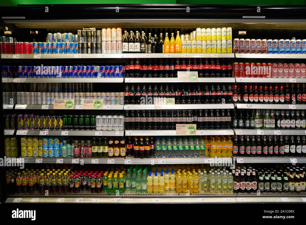 Cologne Germany Circa September 18 Interior Shot Of Rewe To Go The Rewe Group Is A German Diversified Retail And Tourism Co Operative Group Bas Stock Photo Alamy