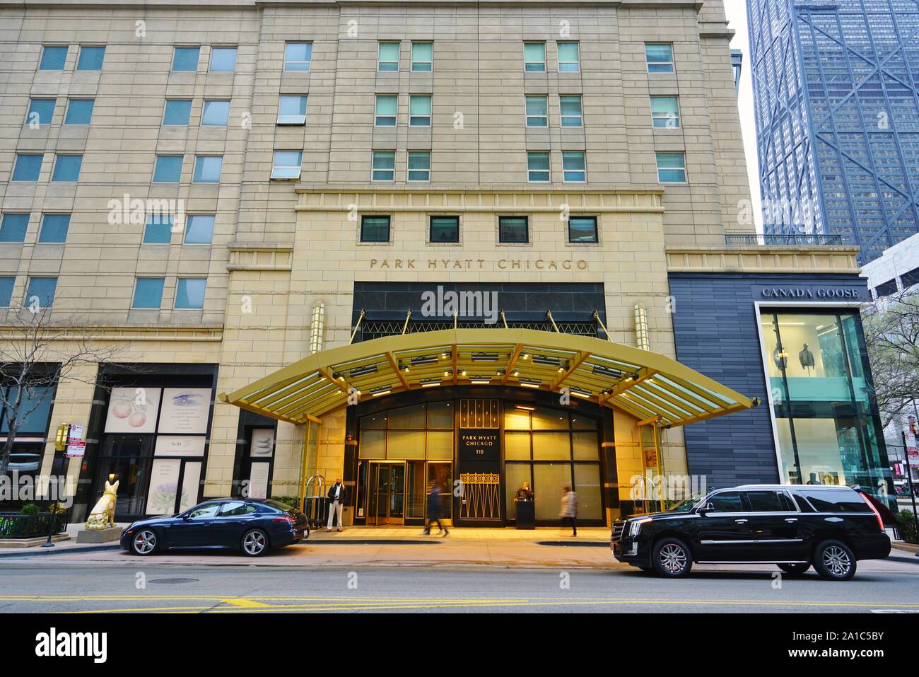 The luxury Park Hyatt hotel, Chicago IL Stock Photo - Alamy