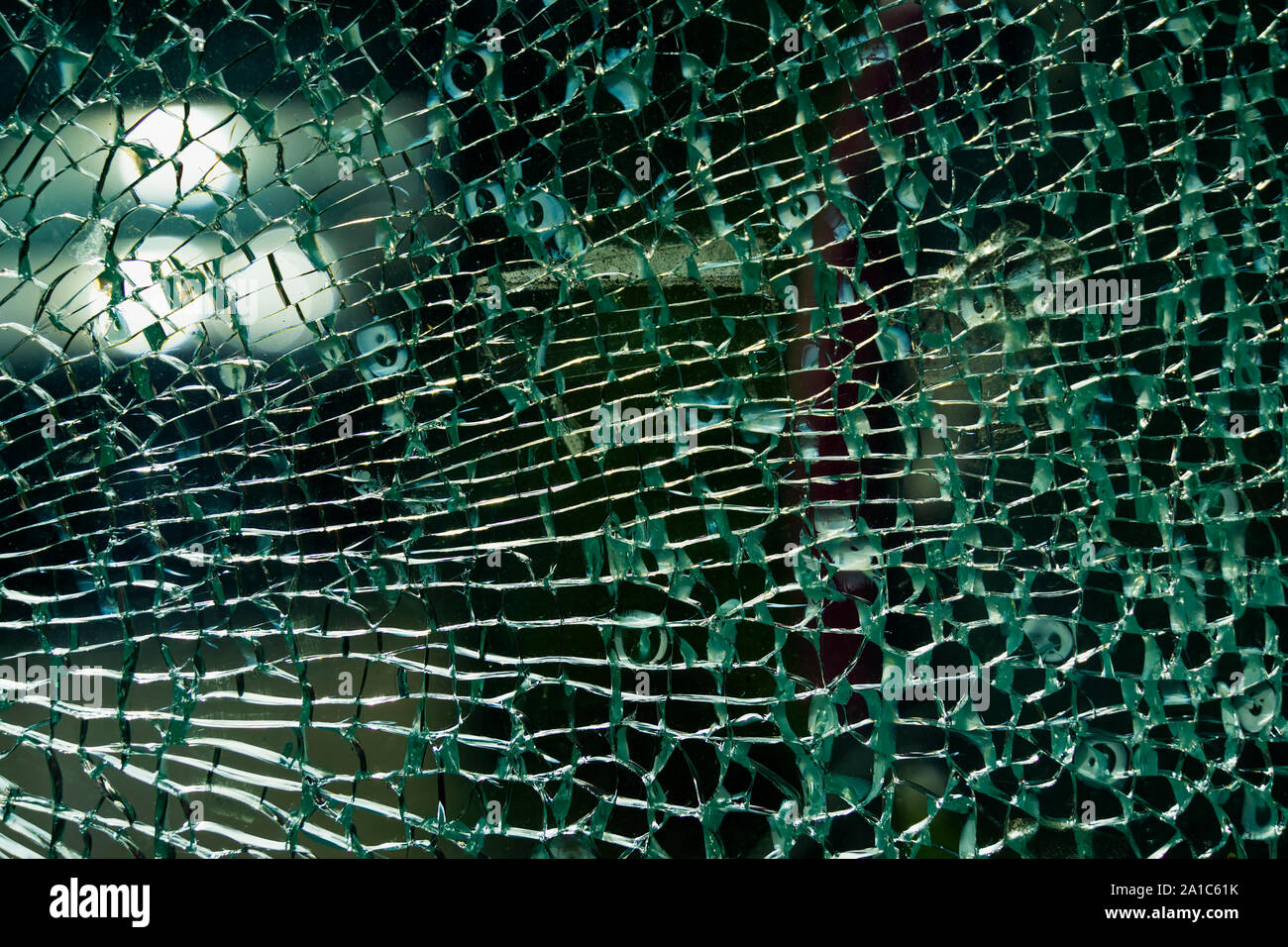 Texture of broken green glass with little cracks , abstract background  Stock Photo - Alamy