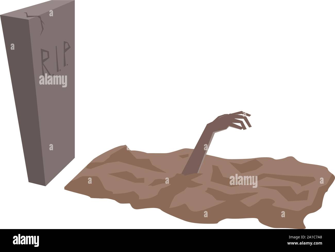 Grave illustration hi-res stock photography and images - Alamy