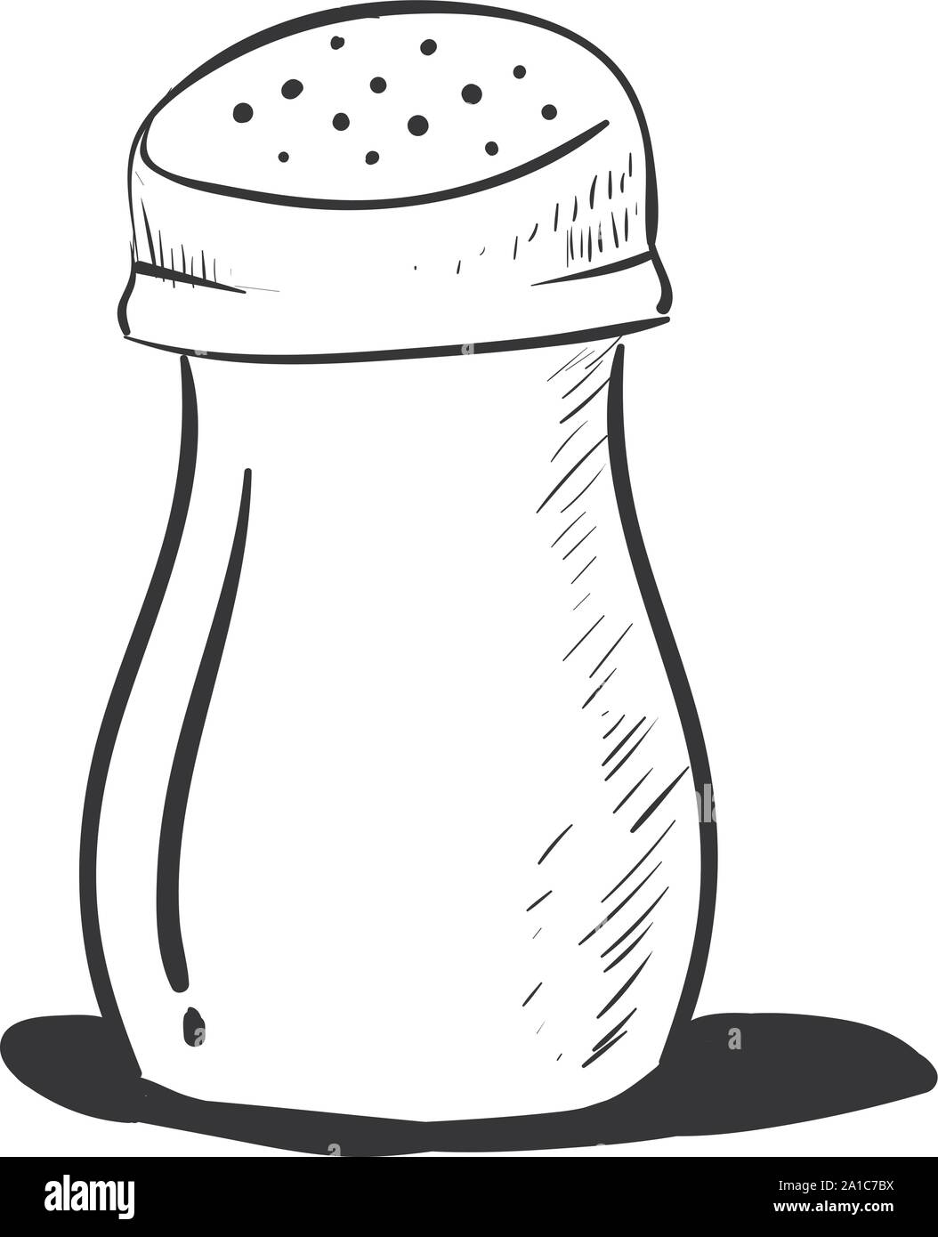 Salt Shaker Stock Vector