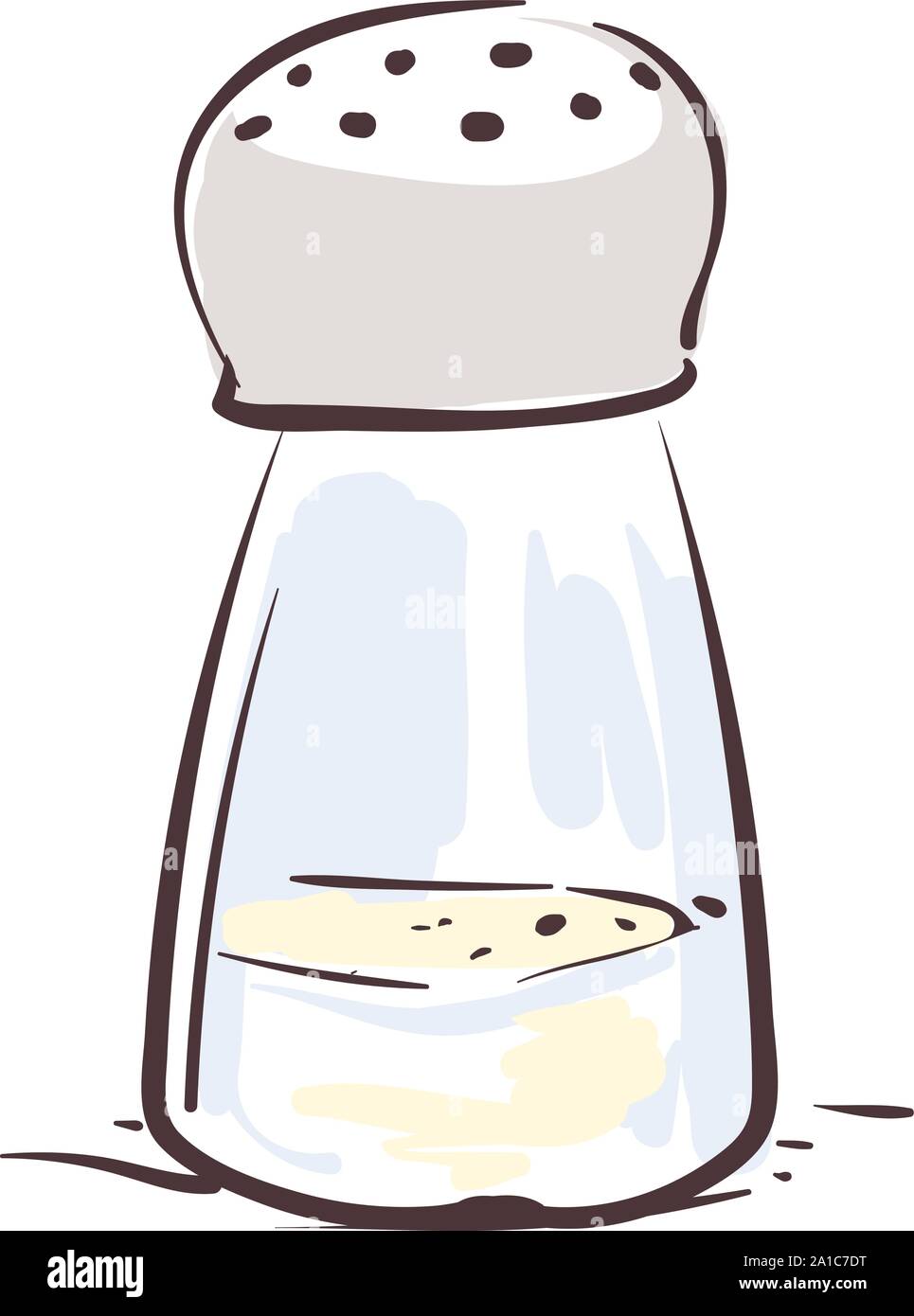 Salt shaker, illustration, vector on white background Stock Vector Image &  Art - Alamy