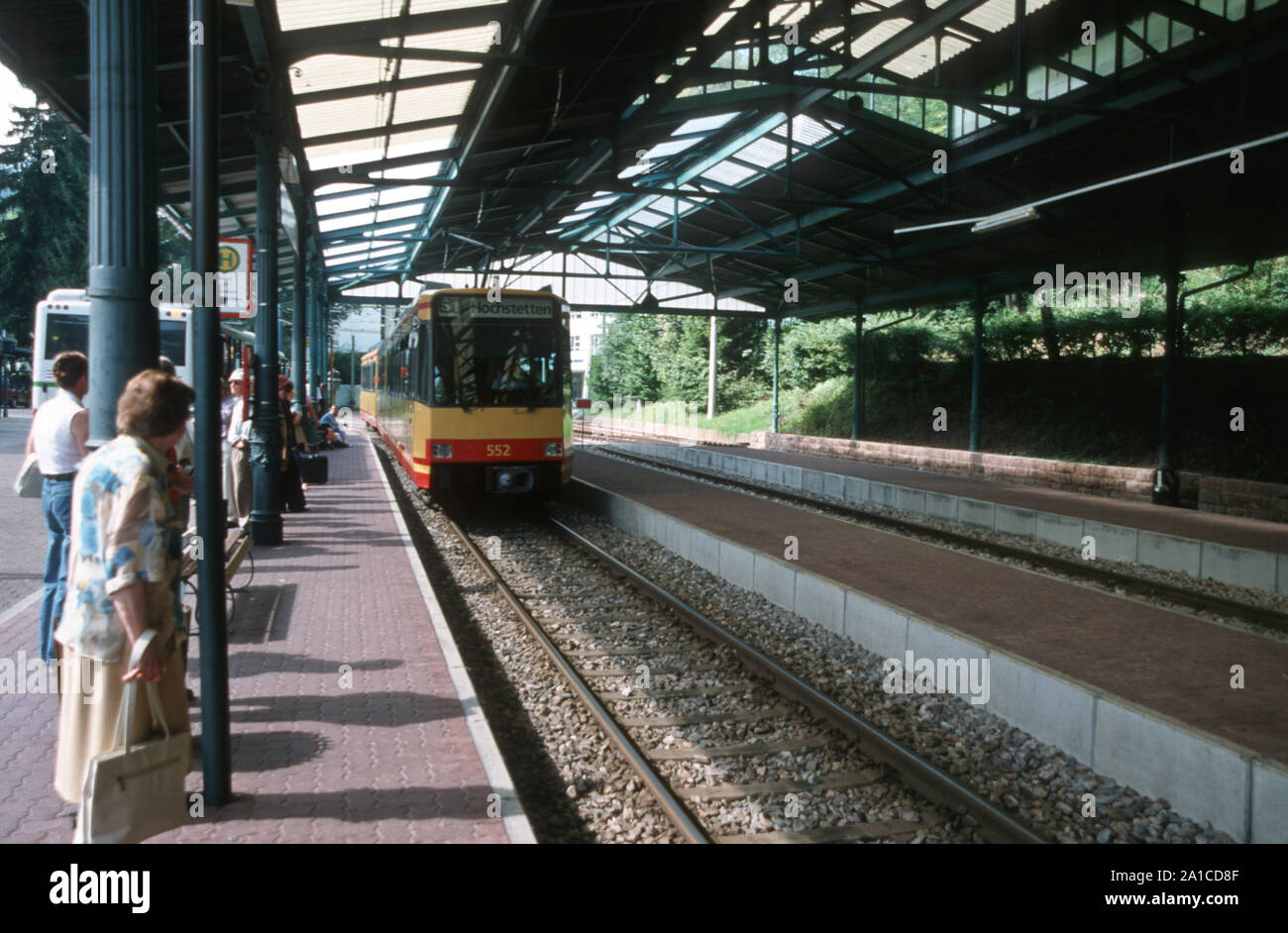 Karlsruhe, Stadtbahn, Albtalbahn Stock Photo