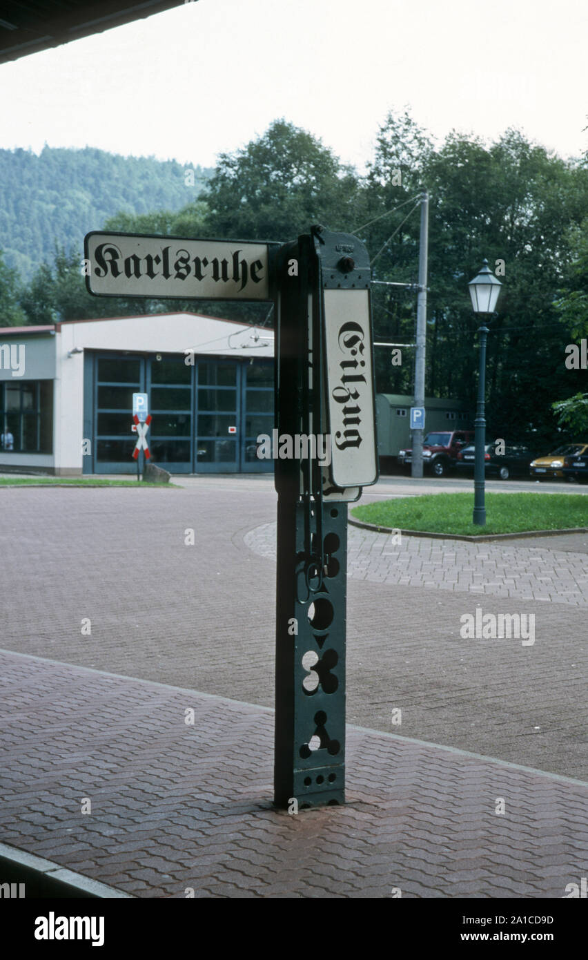 Karlsruhe, Stadtbahn, Albtalbahn Stock Photo