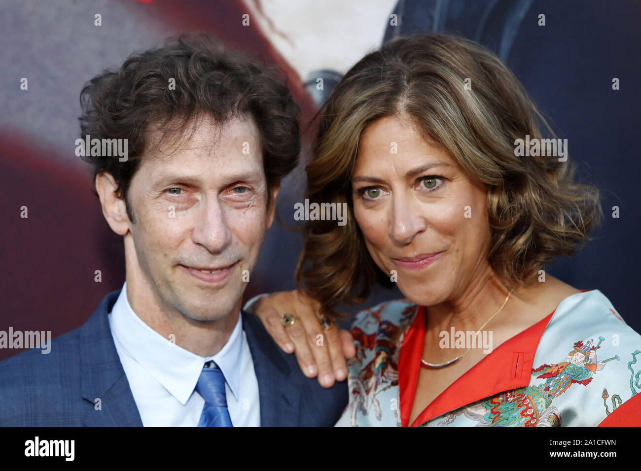 'Angel Has Fallen' Premiere at the Village Theater on August 20, 2019 in Westwood, CA Featuring: Tim Blake Nelson, Lisa Benavides Where: Westwood, California, United States When: 21 Aug 2019 Credit: Nicky Nelson/WENN.com Stock Photo