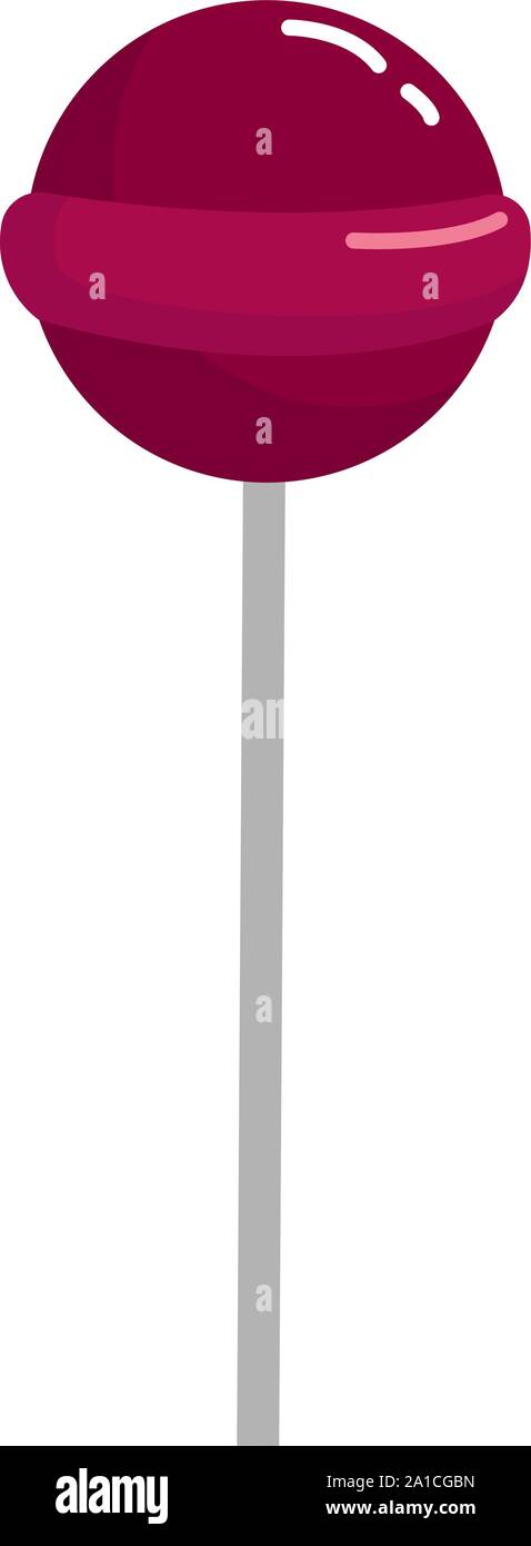 Chupa chups, illustration, vector on white background. Stock Vector