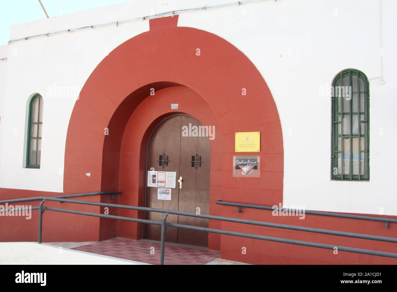 Police station and Radio station, Town, Villa de Arico, Rural drive, South  side, Tenerife, Canary Islands, Spain; 2019 Stock Photo - Alamy