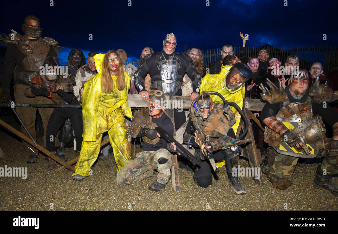 Halloween. 25th Sep, 2019. Rust, Germany September 25, 2019 EuropaPark, Horror Nights