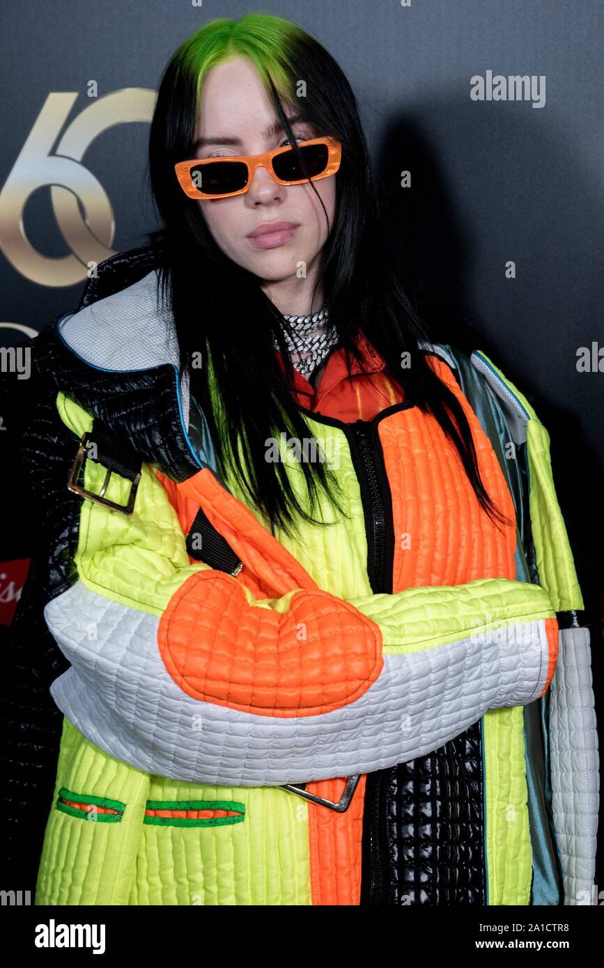 New York, NY, USA. 25th Sep, 2019. Billie Eilish at arrivals for The 60th Annual Clio Awards, The Manhattan Center, New York, NY September 25, 2019. Credit: Mark Ashe/Everett Collection/Alamy Live News Stock Photo