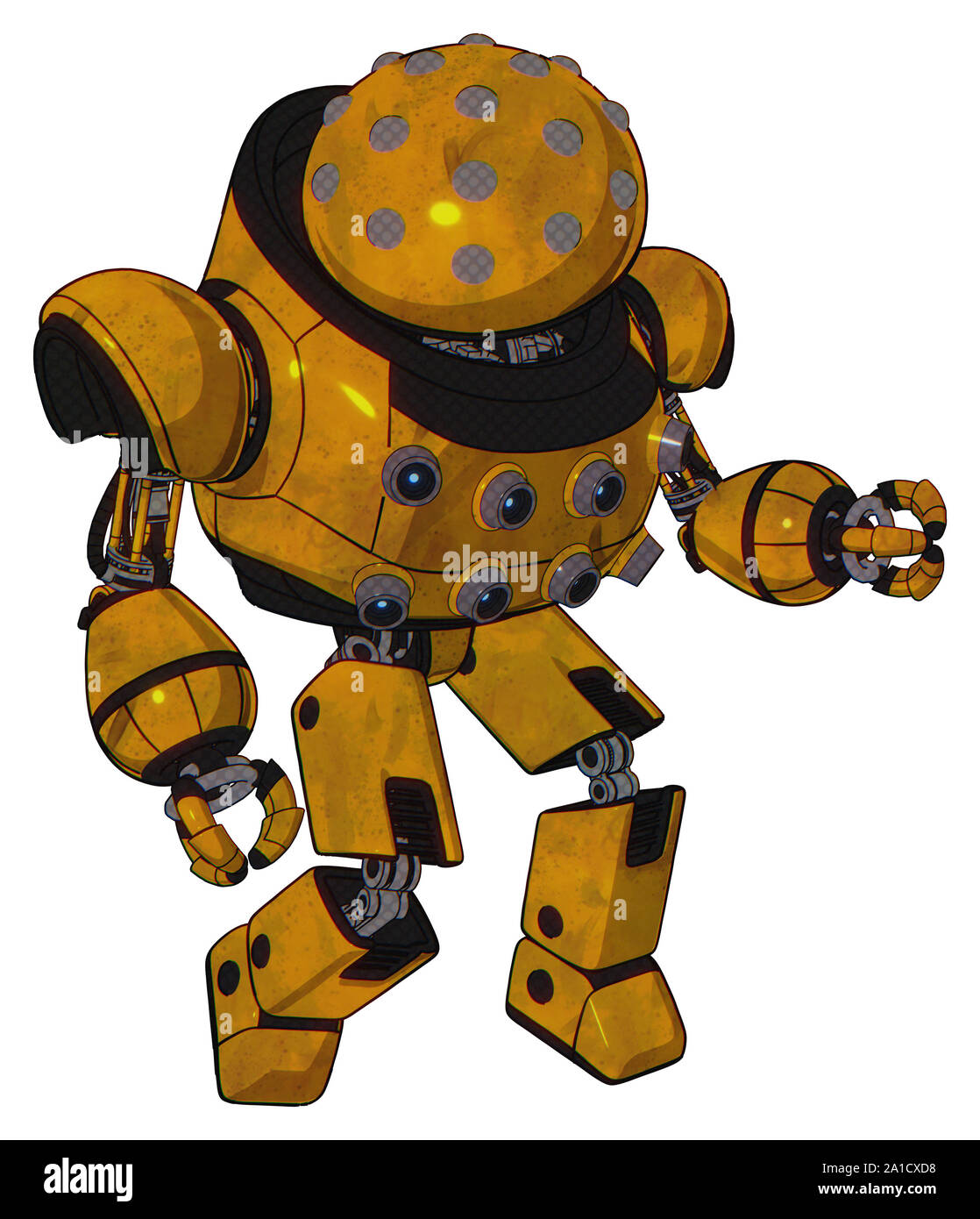 Automaton containing elements metal knucklehead design, heavy upper