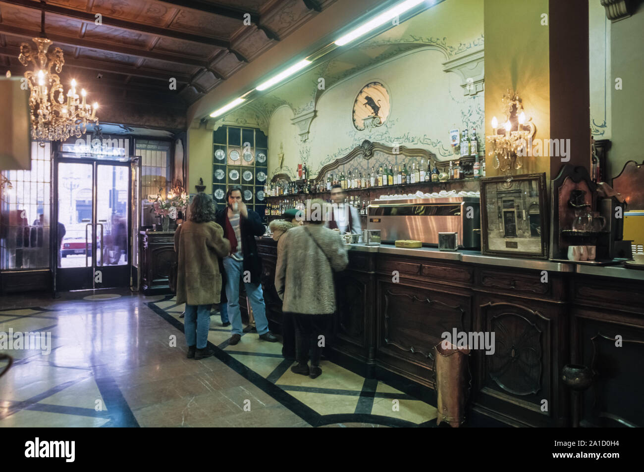 Turin, Caffe Torino Stock Photo Alamy