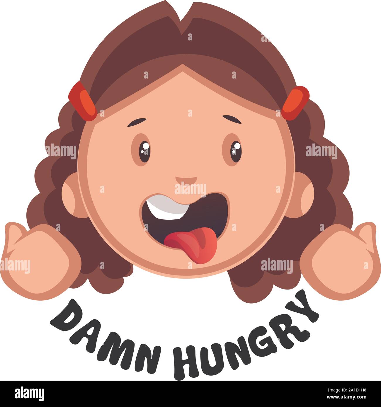 Hungry girl, illustration, vector on white background Stock Vector Image & Art - Alamy Hungry girl, illustration, vector on white background Stock Vector Image & Art - Alamy