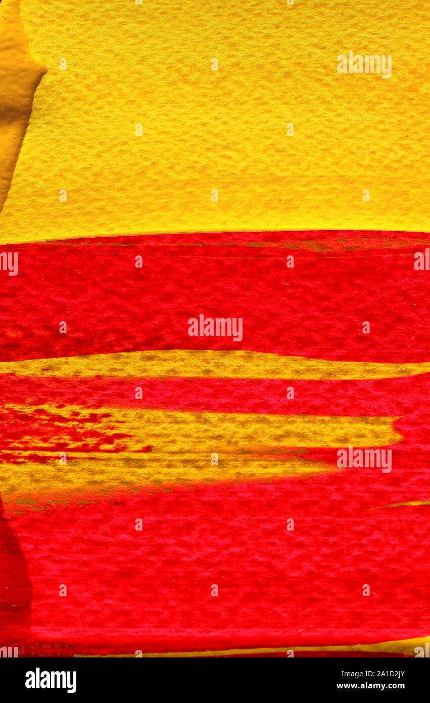 Close up of abstract color ink brush marks Stock Photo - Alamy