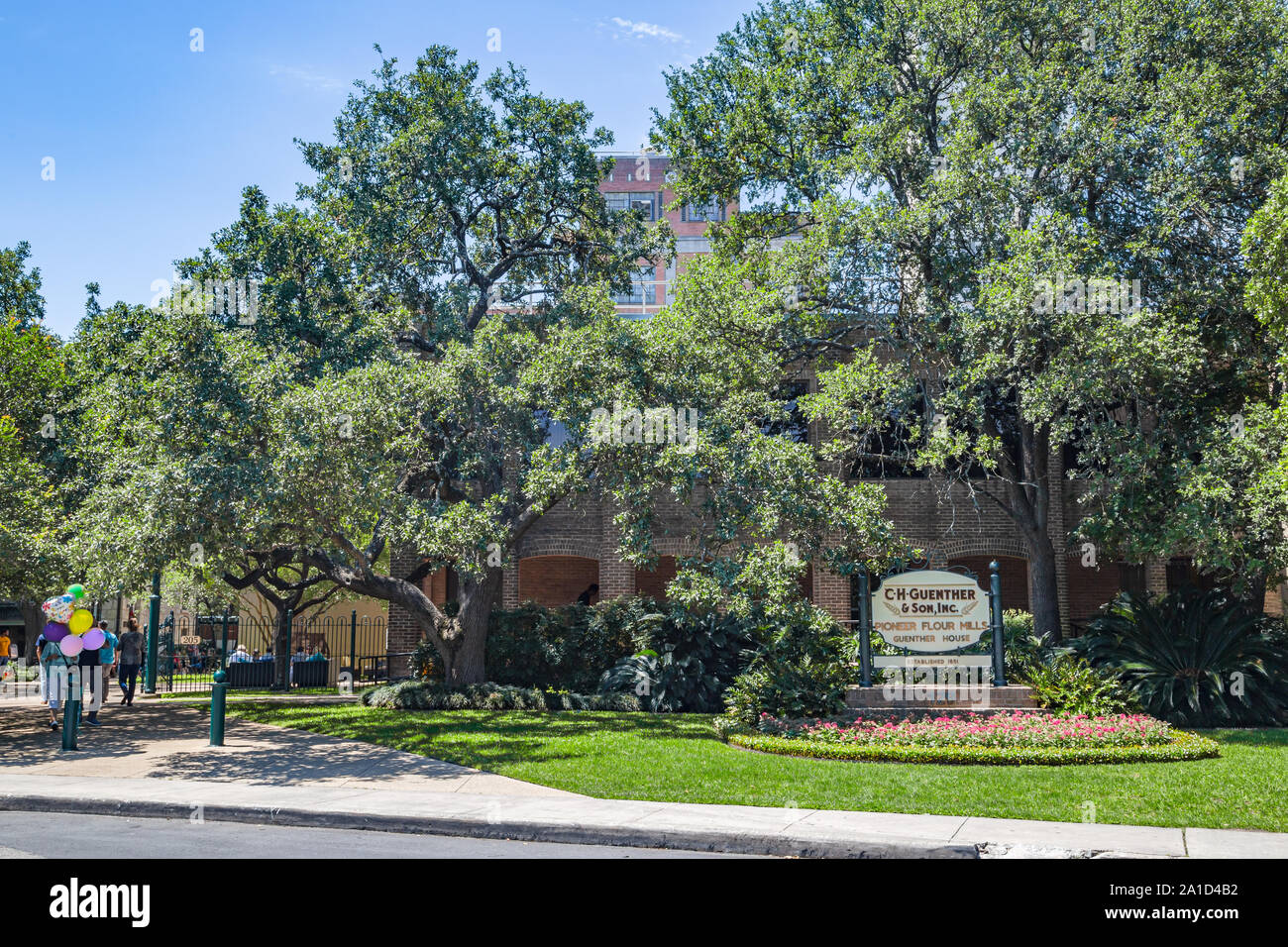 The Guenther House is a popular restaurant for brunch and outdoor