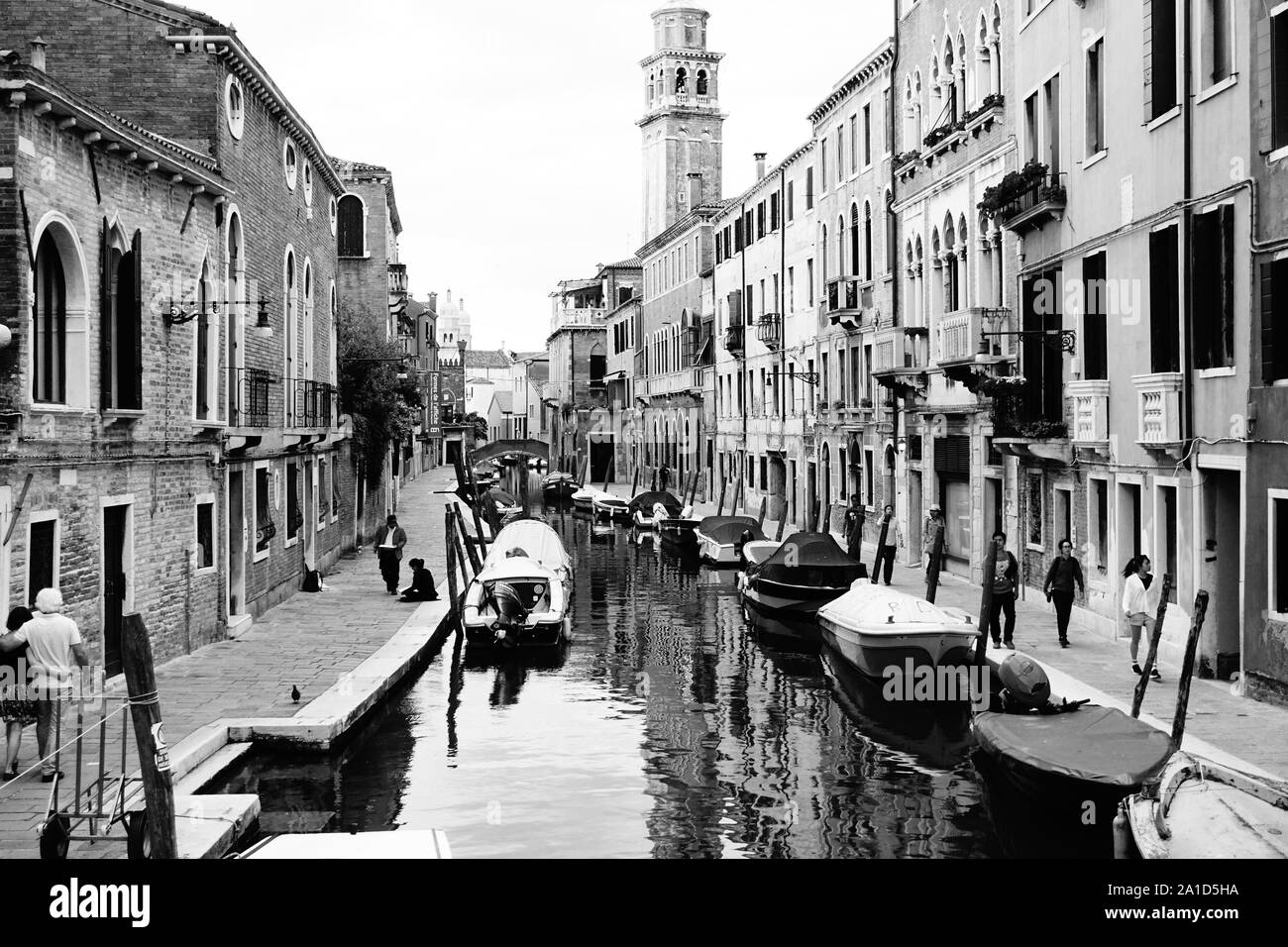 Venedig, Rio de San Barnaba - Venice, Rio de San Barnaba Stock Photo