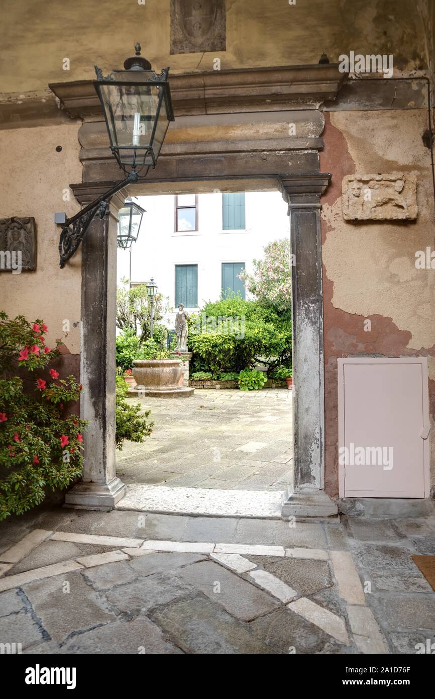 Courtyard greening hi-res stock photography and images - Alamy