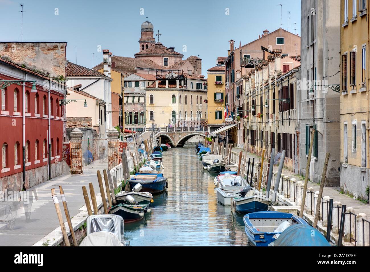 Venedig, Rio delle Burchielle Stock Photo
