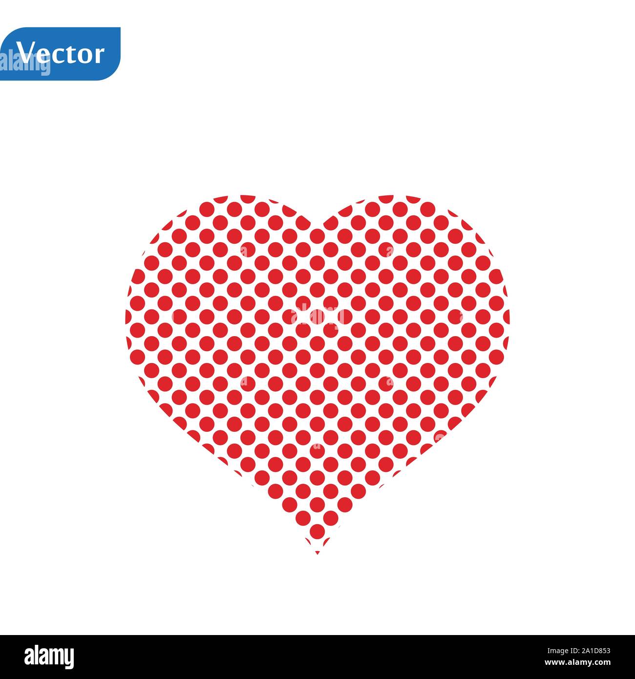 Heart Icon Vector. Love symbol. Valentine s Day sign, emblem isolated ...