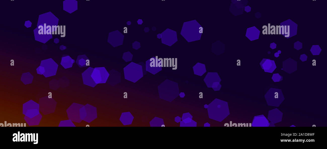 Purple hexagon background hi-res stock photography and images - Alamy