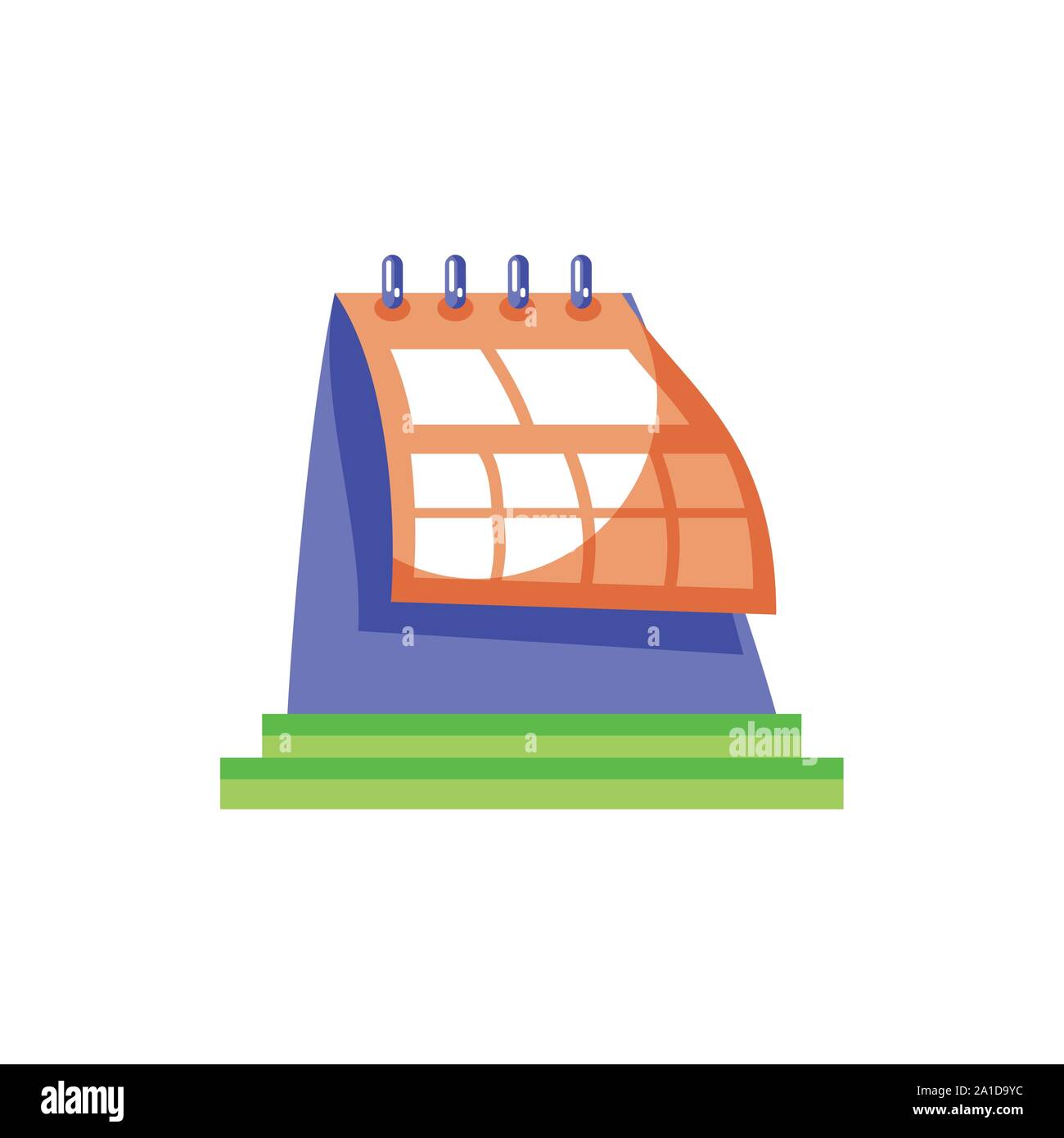 calendar reminder on white background vector illustration desing Stock ...