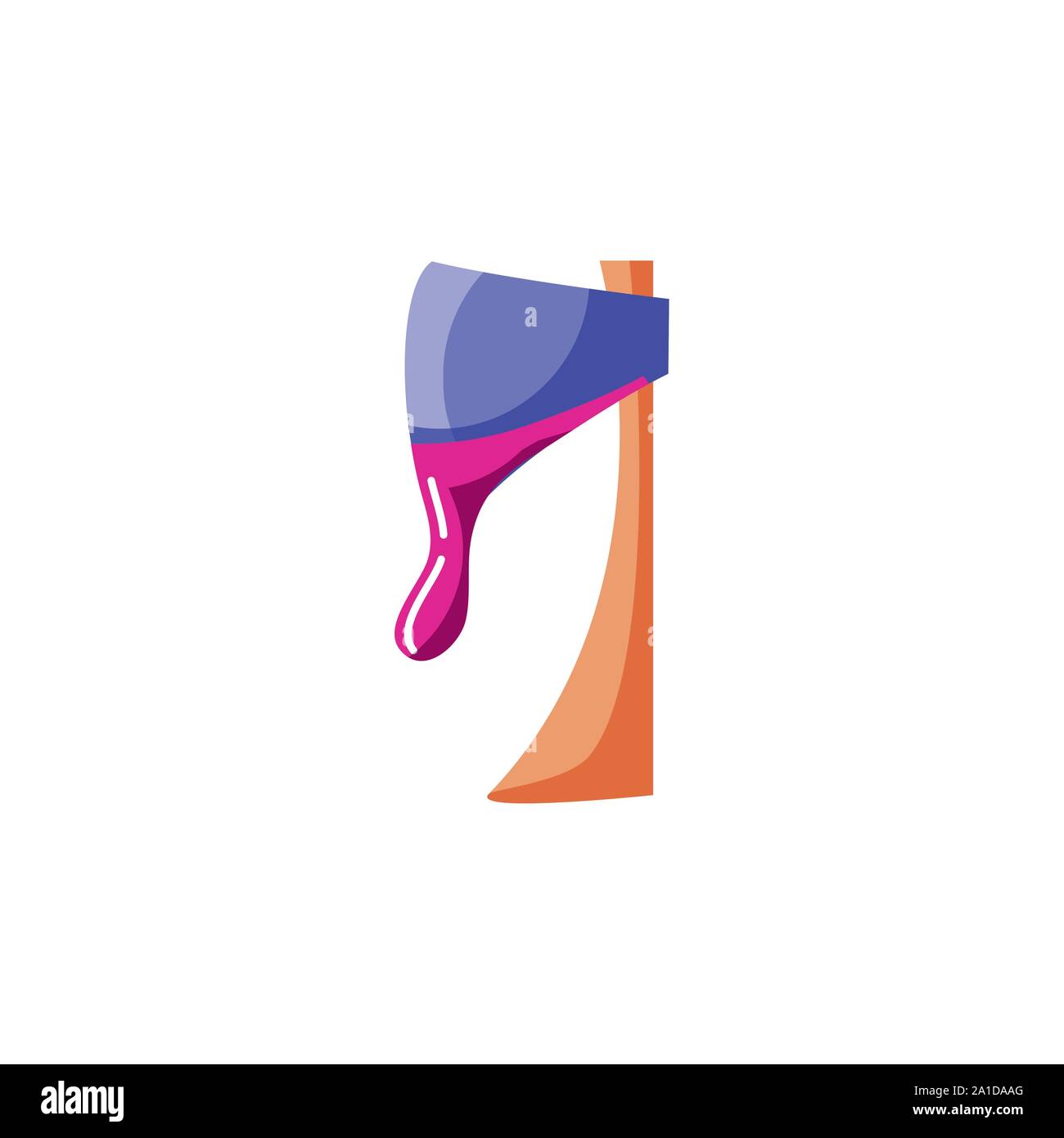 ax tool on white background vector illustration design Stock Vector