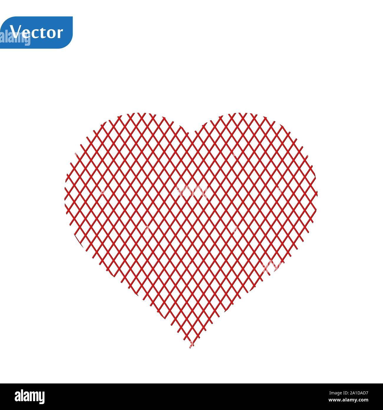 Heart Icon Vector. Love symbol. Valentine s Day sign, emblem isolated ...