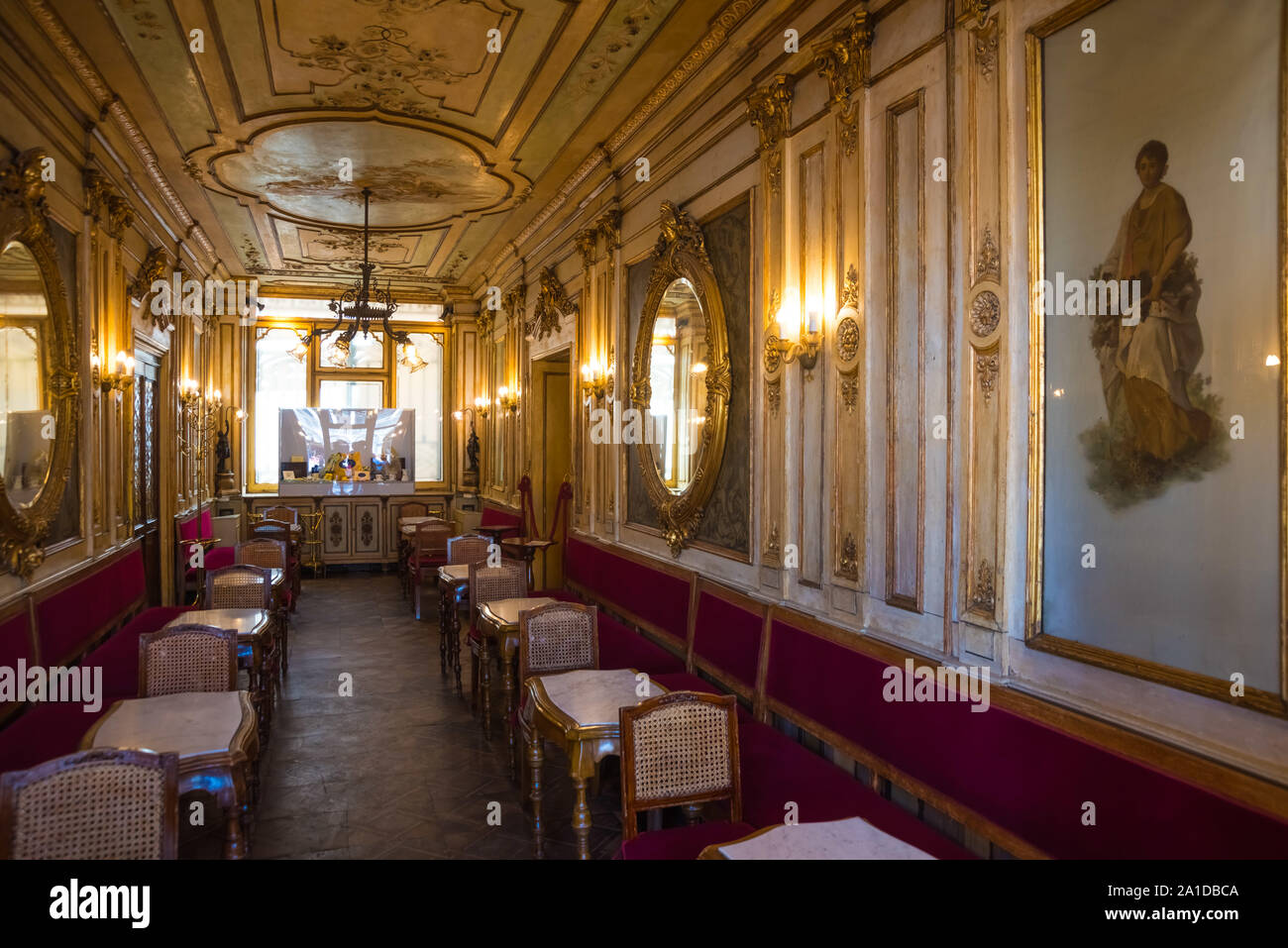 Venedig, Markusplatz, Cafe Florian - Venice, Piazza San Marco, Caffe ...