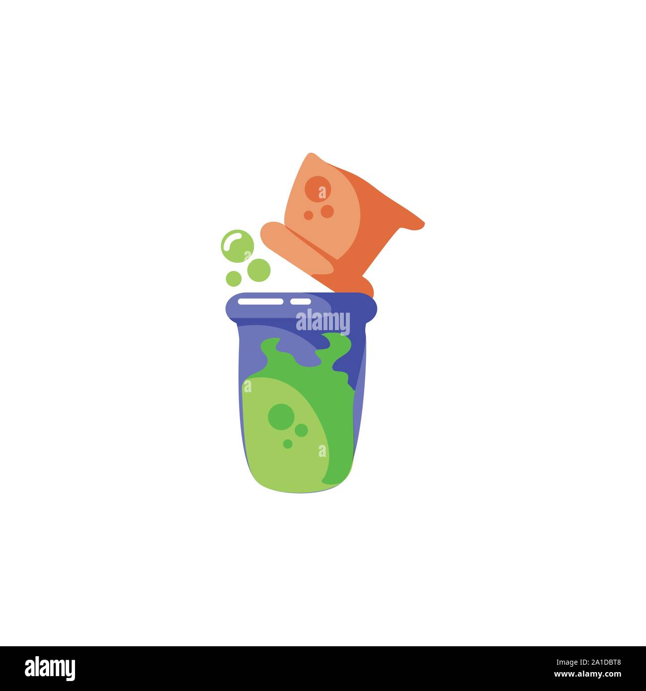 cauldron bubbly of witch on white background vector illustration design ...