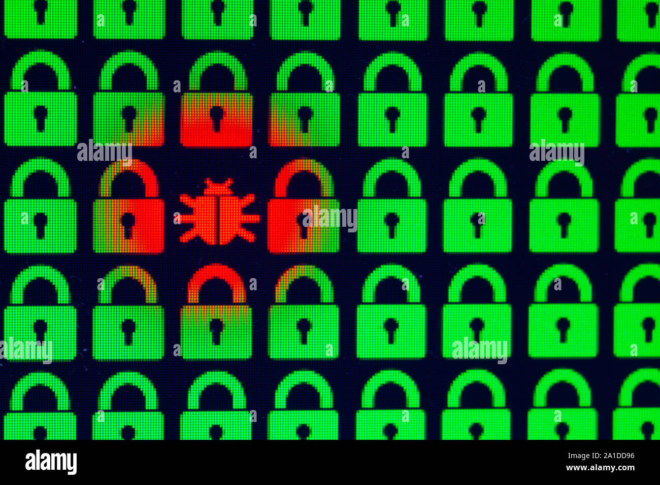 Pixel virus hi-res stock photography and images - Alamy