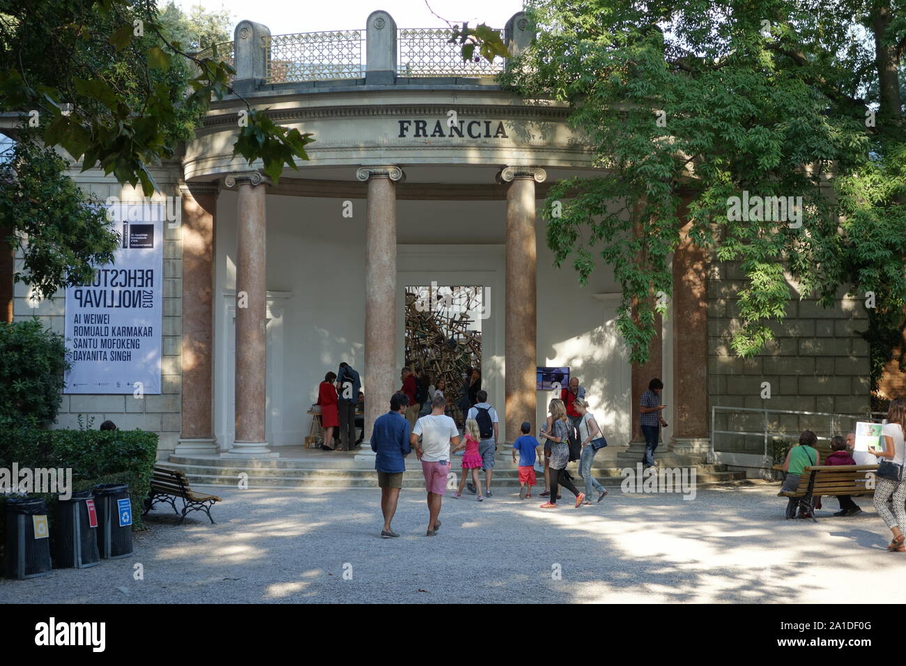 Venedig, Biennale 2013,  Il Palazzo Enciclopedico, The Encyclopedic Palace, Französischer Pavillon - Venice, Biennale 2013, The Encyclopedic Palace, F Stock Photo
