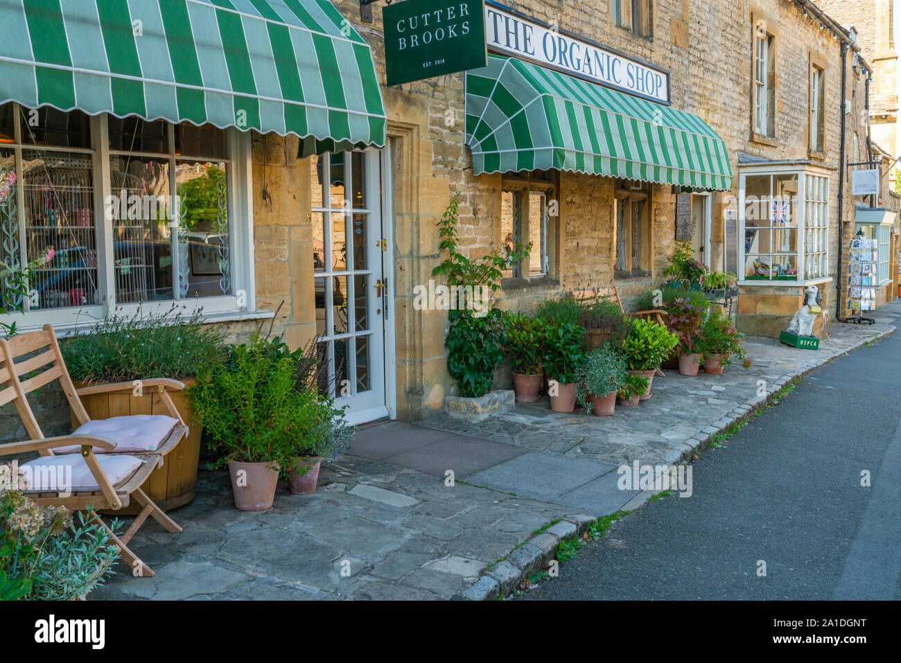 STOW-ON-THE-WOLD, UK - SEPTEMBER 21, 2019: Stow-on-the-Wold is a small market town and civil parish in Cotswolds area of Gloucestershire Stock Photo