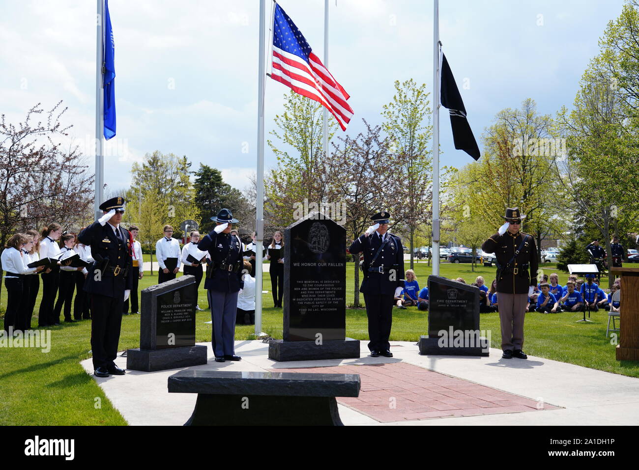 Police, State Troopers, Sheriff, And Firefighter Officers Have Come Out ...