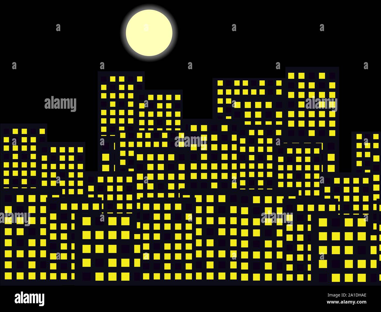 London town at night Stock Vector Images Alamy