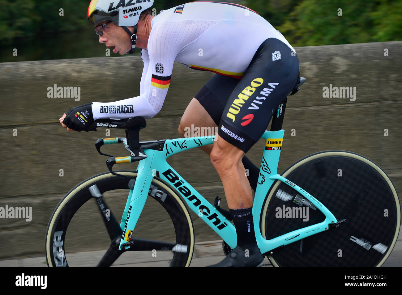 UCI Cycling World Road Championships Mens Elite Individual Time Trial  Yorkshire Great Britain Tony Martin Stock Photo - Alamy