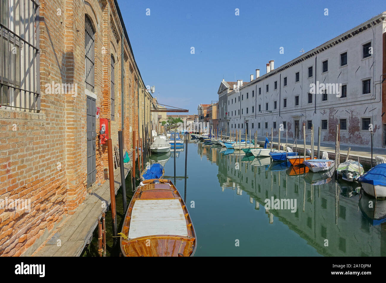 Venedig, Giudecca, Fondamenta Sant' Eufemia - Venice, Giudecca Stock Photo