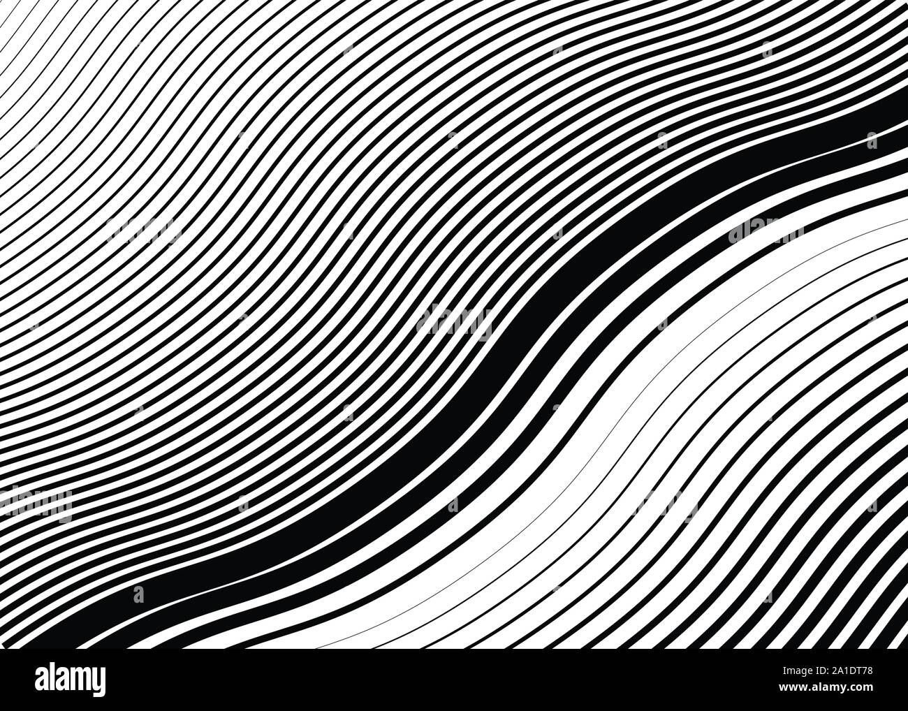 Abstract undulating lines vector background hi-res stock photography ...