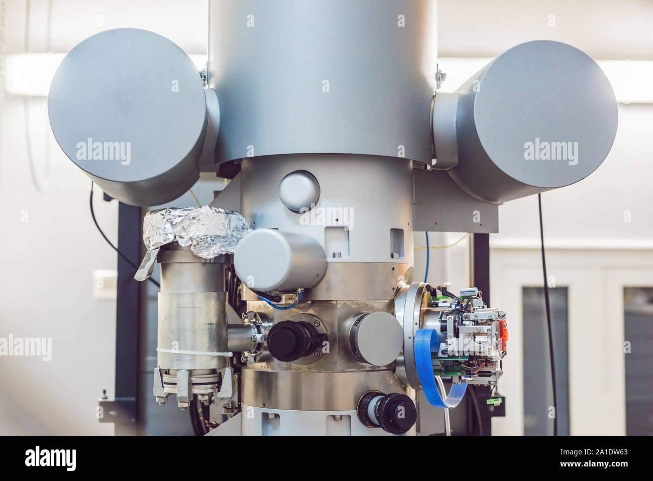 transmission electron microscope in a scientific laboratory. Stock Photo
