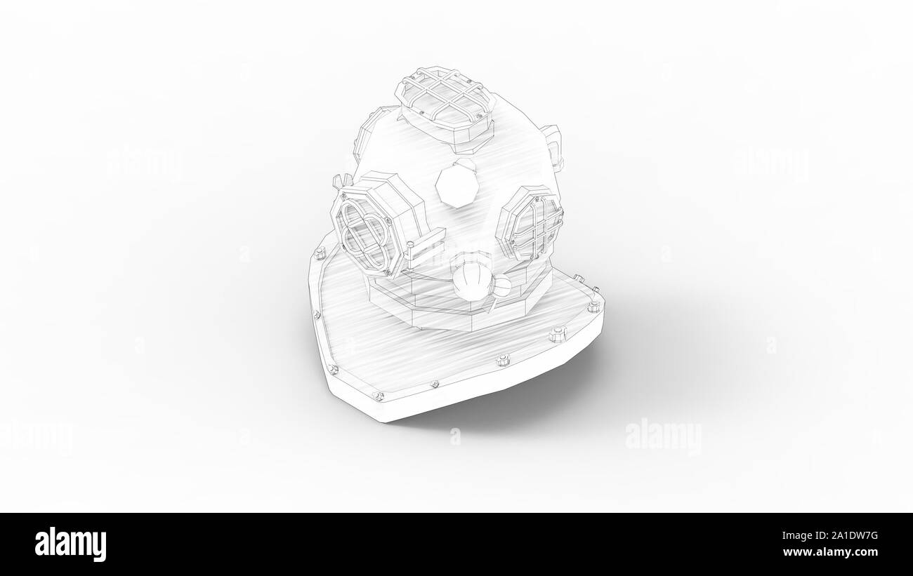 Vintage diving helmet hi-res stock photography and images - Alamy