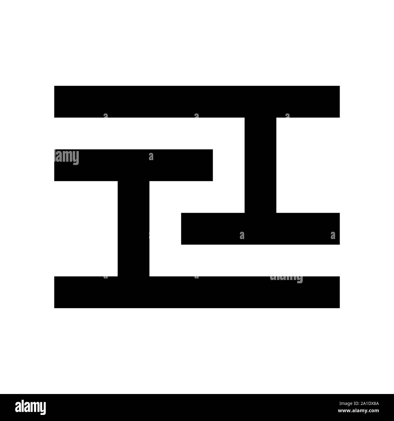 Greek key vector symbol. Vector and illustration Stock Vector Image