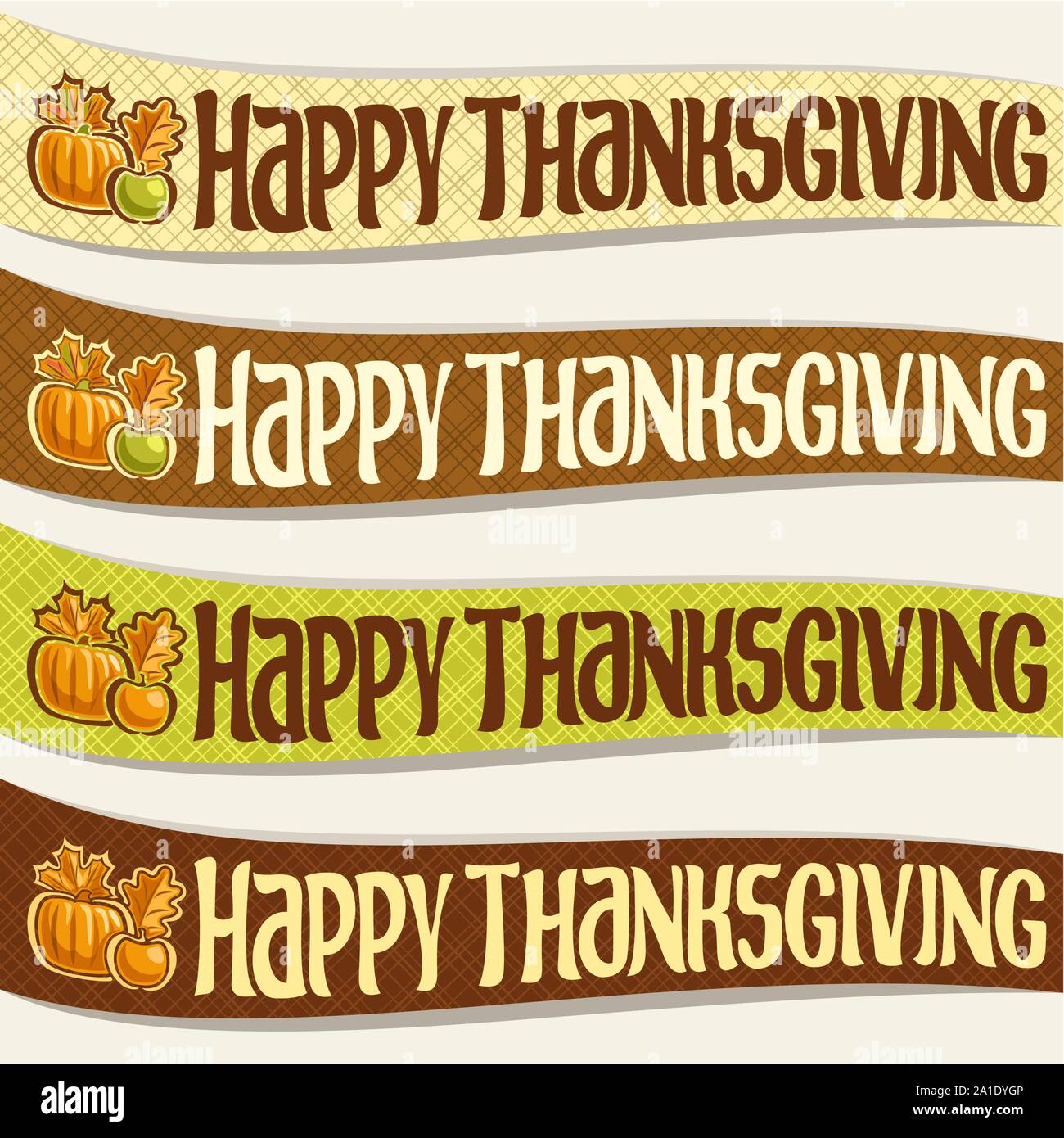 Happy Fall Ribbon Fall of ma Stock Vector Images - Alamy