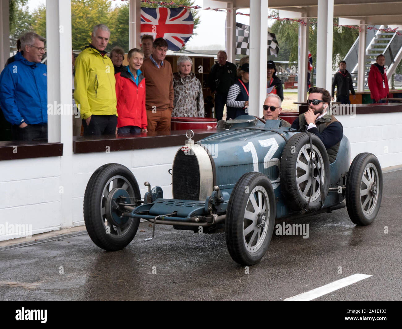 Bugatti Type 35 Vintage Race Car Stock Photo - Download Image Now