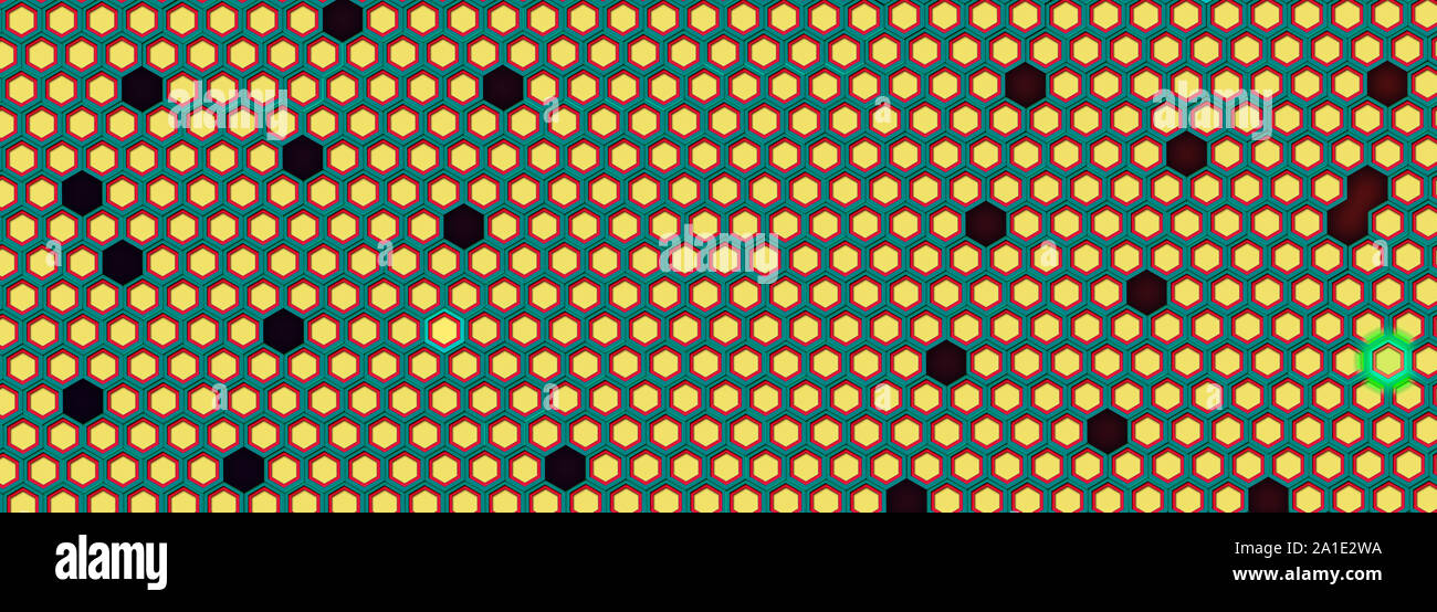 Seamless honeycomb pattern. Vector background Stock Photo - Alamy