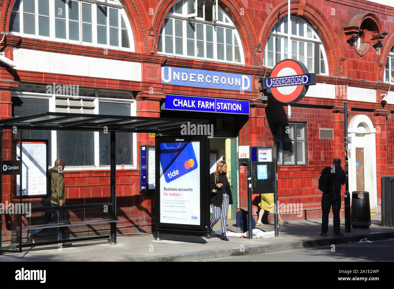Chalk farm tube station london hires stock photography and images Alamy
