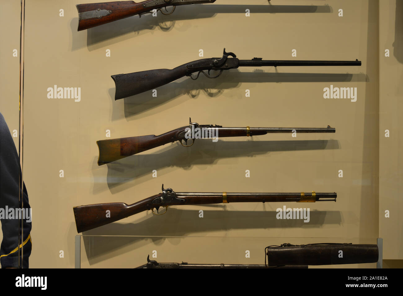 Percussion weapons from the American Civil war Stock Photo - Alamy