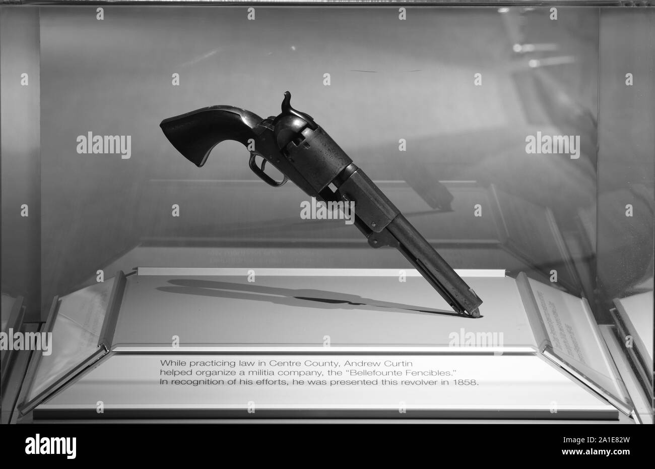 Percussion revolver from the American Civil war. Stock Photo